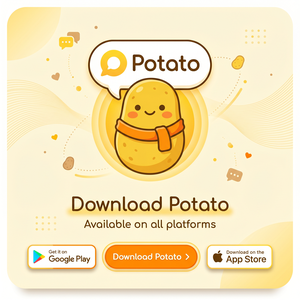 POTATO品牌 - Potato聊天软件新品发布：发布策划、发布活动、发布效果
